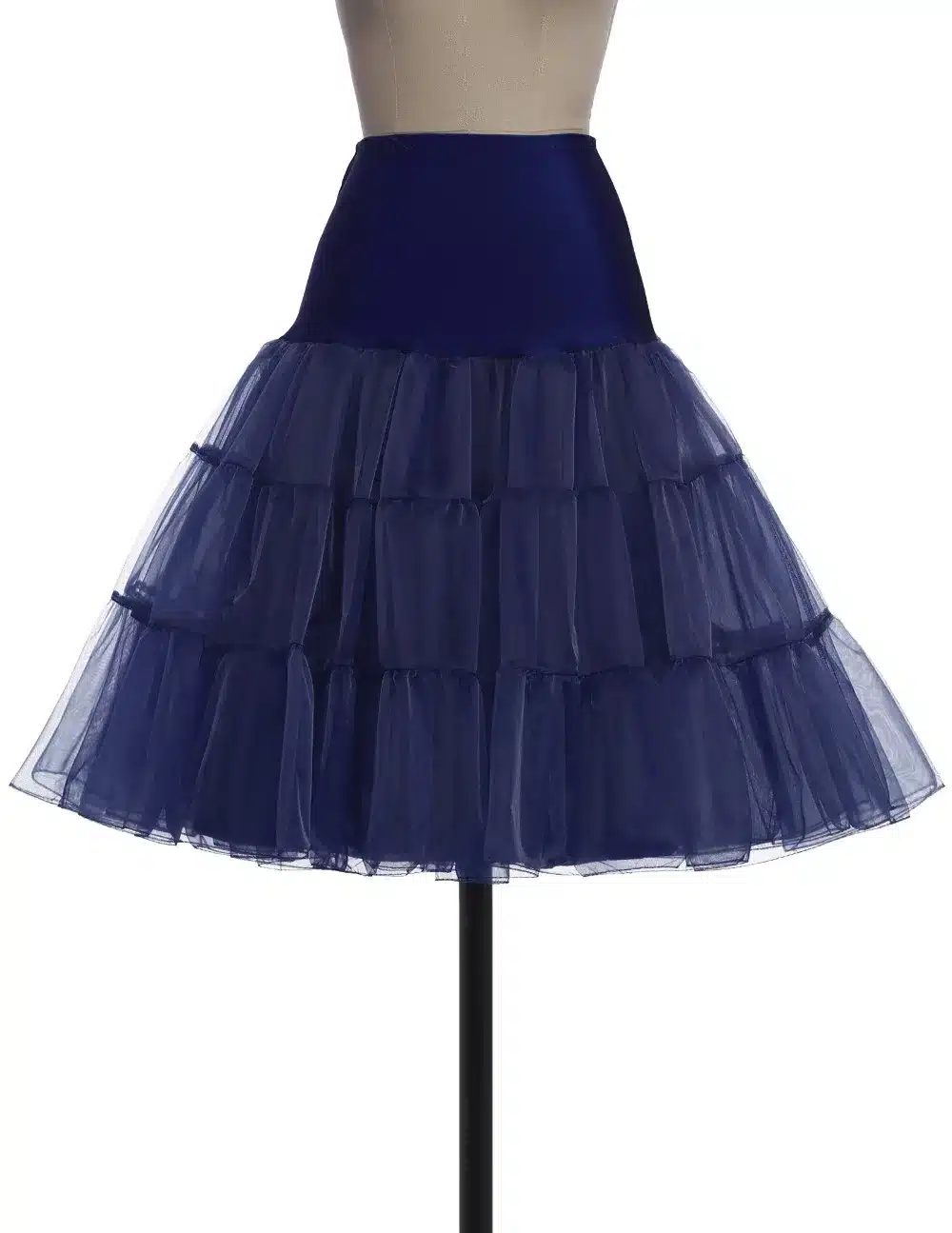 Tulle Skirts Womens Fashion High Waist Pleated Tutu Skirt Retro Vintage Petticoat Crinoline Underskirt Faldas Women Skirt Summer 21