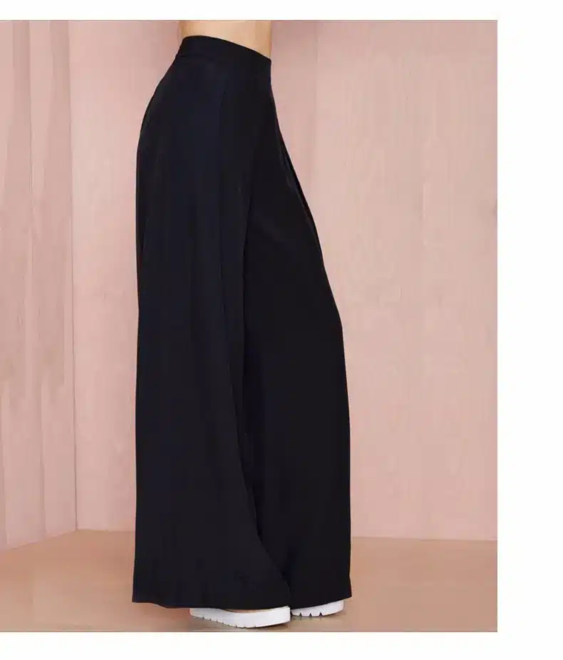 HDY Haoduoyi Women Black pants casual loose pants wide leg women pants for wholesale and free shipping Ladies Trousers 19