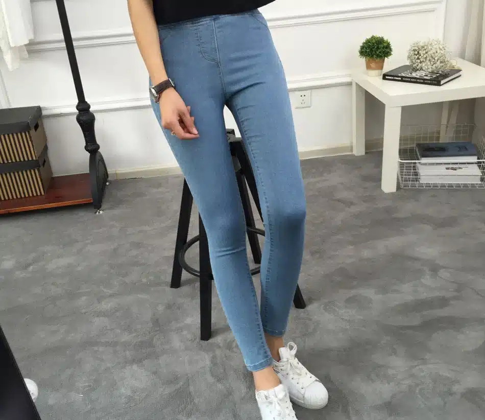 BIVIGAOS Basic Skinny Womens Jeans Ankle Pencil Pants Slim Elastic Denim Pants Jean Leggings Female Cotton Jeggings Jeans Women 15