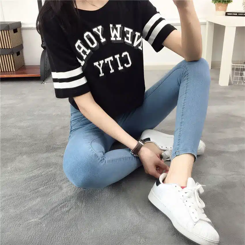 BIVIGAOS Basic Skinny Womens Jeans Ankle Pencil Pants Slim Elastic Denim Pants Jean Leggings Female Cotton Jeggings Jeans Women 21