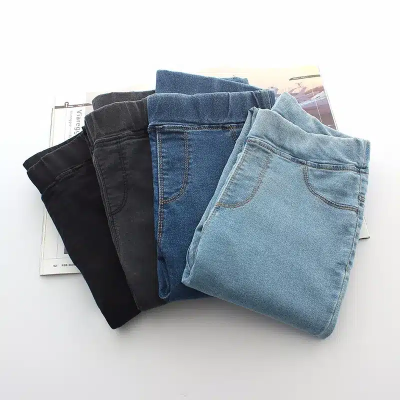 BIVIGAOS Basic Skinny Womens Jeans Ankle Pencil Pants Slim Elastic Denim Pants Jean Leggings Female Cotton Jeggings Jeans Women 54