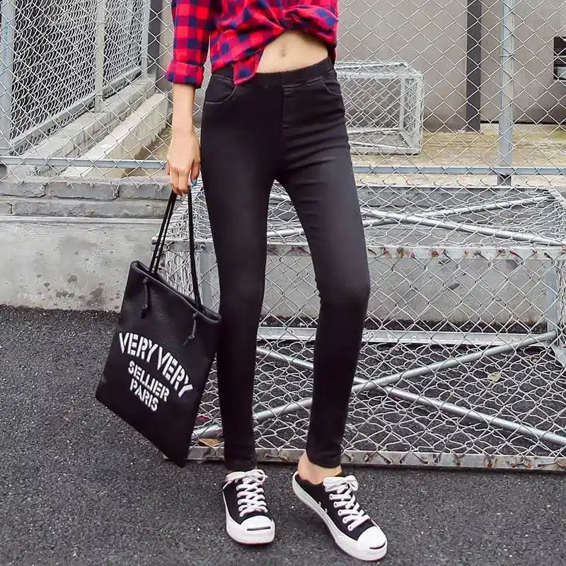 BIVIGAOS Basic Skinny Womens Jeans Ankle Pencil Pants Slim Elastic Denim Pants Jean Leggings Female Cotton Jeggings Jeans Women 67