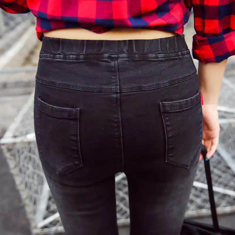 BIVIGAOS Basic Skinny Womens Jeans Ankle Pencil Pants Slim Elastic Denim Pants Jean Leggings Female Cotton Jeggings Jeans Women 69