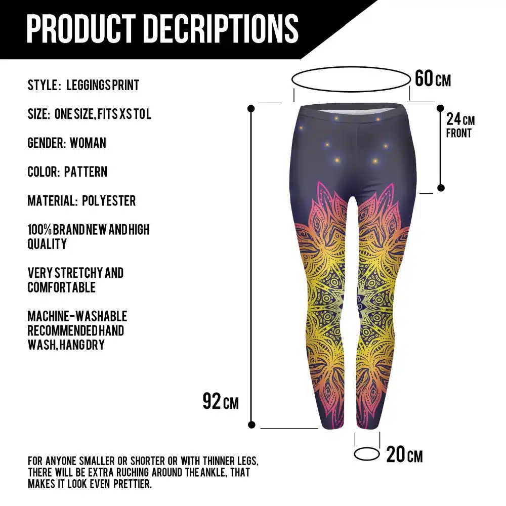 Zohra Spring Fashion Women Legins Mandala Lights 3D Printing Sexy Legging High Waist Soft Woman Leggings 3