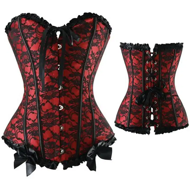 Sexy Corsets And Bustiers Lace Up Boned Overbust Costume Steampunk Waist Corset Dress Body Trainer Shapewear Top Plus Size 26