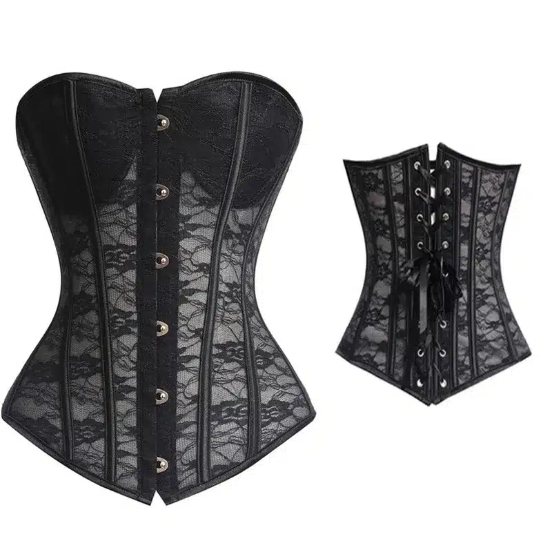 Sexy Corsets And Bustiers Lace Up Boned Overbust Costume Steampunk Waist Corset Dress Body Trainer Shapewear Top Plus Size 27