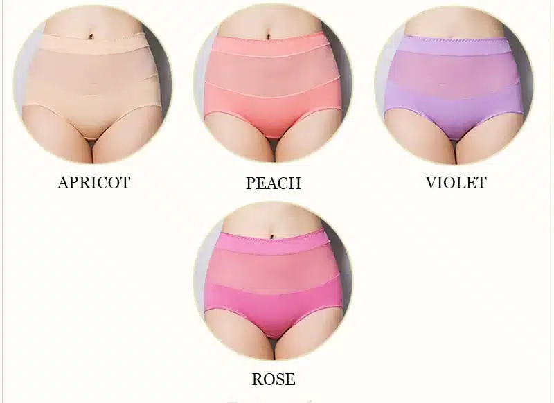 BllooBeell Women's Cotton Underwear Panties Girls Sexy Lace Briefs Hollow Out High-Rise Ladies Lingerie Size L/XL/XXL 26