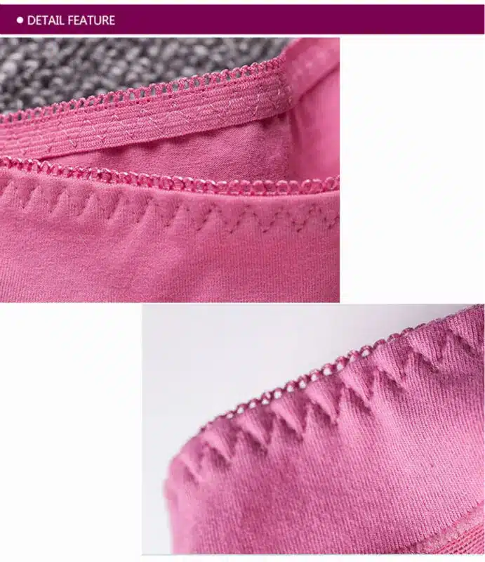 BllooBeell Women's Cotton Underwear Panties Girls Sexy Lace Briefs Hollow Out High-Rise Ladies Lingerie Size L/XL/XXL 37
