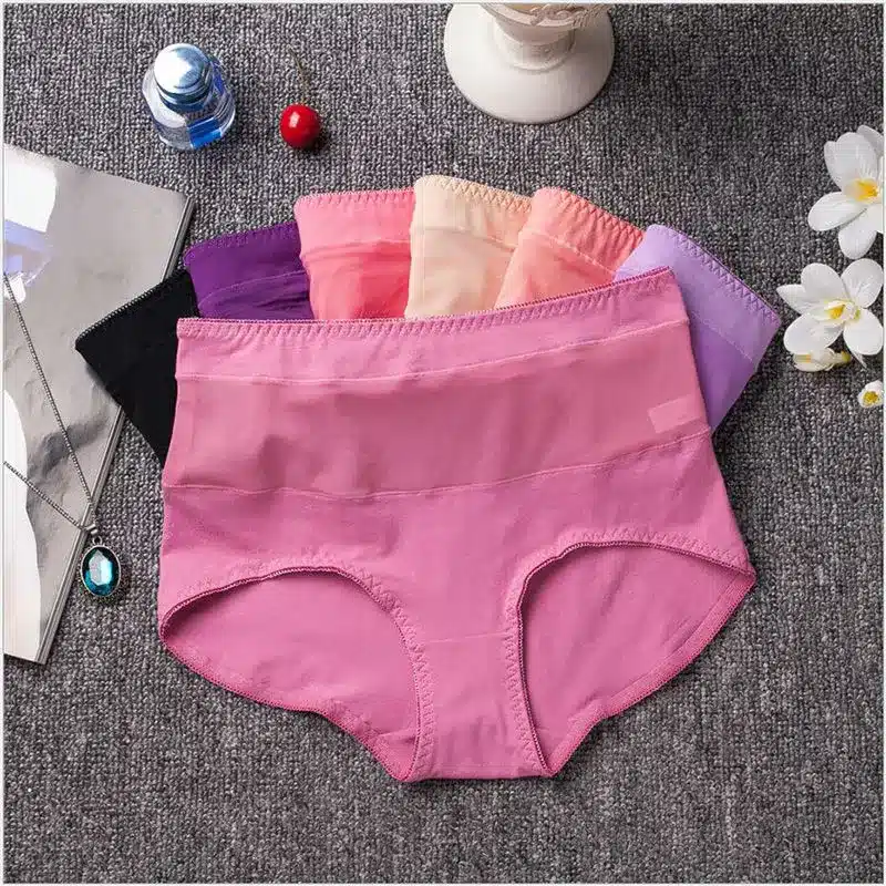 BllooBeell Women's Cotton Underwear Panties Girls Sexy Lace Briefs Hollow Out High-Rise Ladies Lingerie Size L/XL/XXL 41