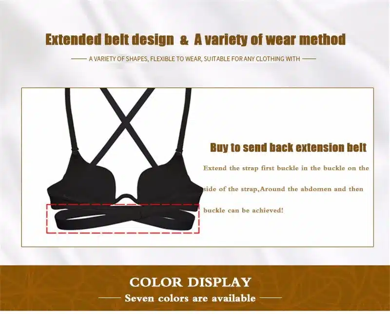 New Hot Sexy Bra Push Up U Plunge Bra Of Underwear Women D Cup Seamless Half Cup Bra And Brief Dress Lingerie Halter Solid Black 13
