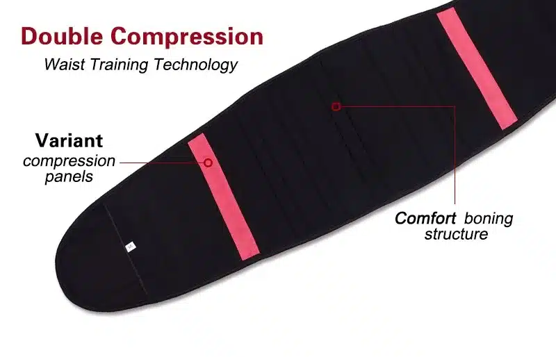 Hot Shaper Slim Belt Neoprene Waist Cincher Faja Waist Shaper Corset Waist Trainer Belt Modeling Strap Waist Trimmer Girdle Belt 36