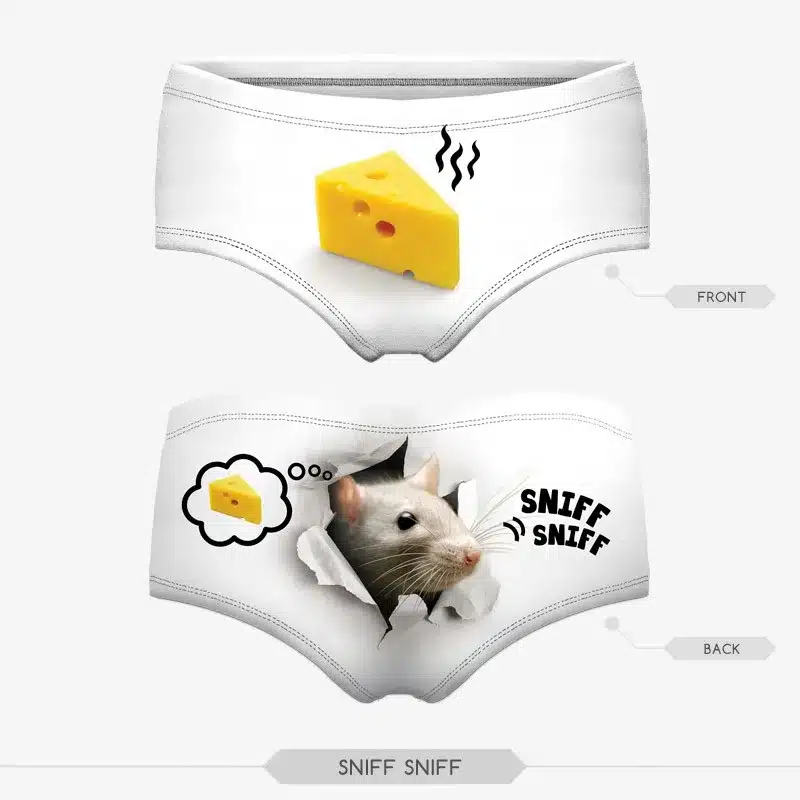 Sexy Panties 2016 Wholesale Pink 3d Print Cat Cotton Underwear Women panties Seamless Briefs ropa interior mujer lingerie 10