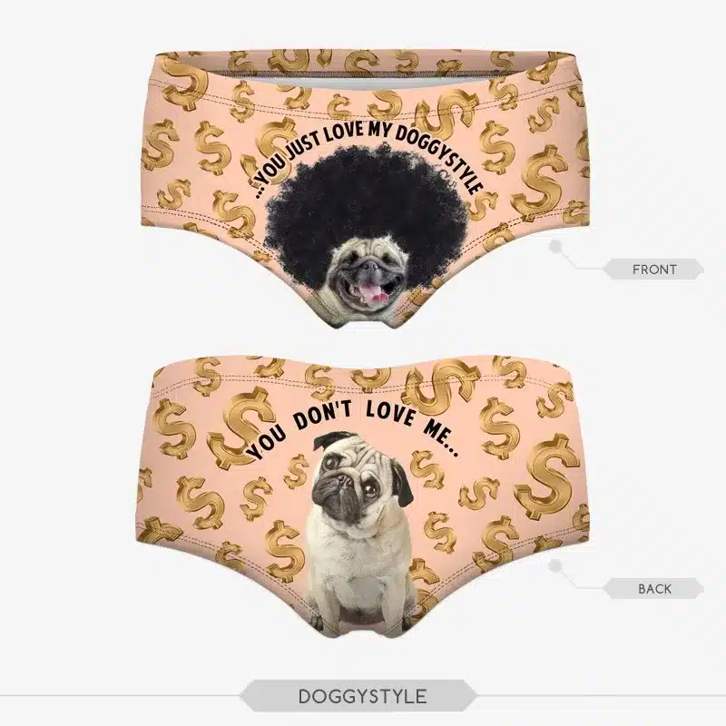 Sexy Panties 2016 Wholesale Pink 3d Print Cat Cotton Underwear Women panties Seamless Briefs ropa interior mujer lingerie 11