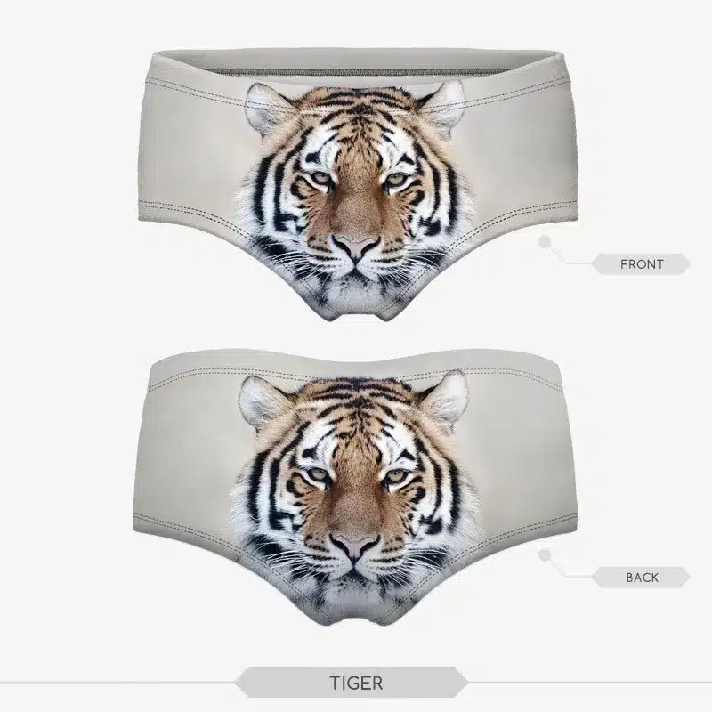 Sexy Panties 2016 Wholesale Pink 3d Print Cat Cotton Underwear Women panties Seamless Briefs ropa interior mujer lingerie 23