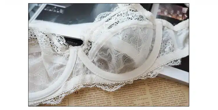 CINOON Women's sexy vs bra set lace underwear adjustable thin cup lingerie set plus size womens bras and underwear sets 20