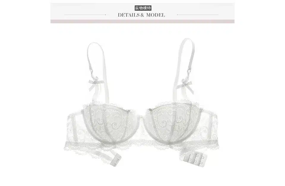 CINOON New plus size women sexy bra set intimates embroidery half cup lingerie thin temptation and panty with Garters Sets 9