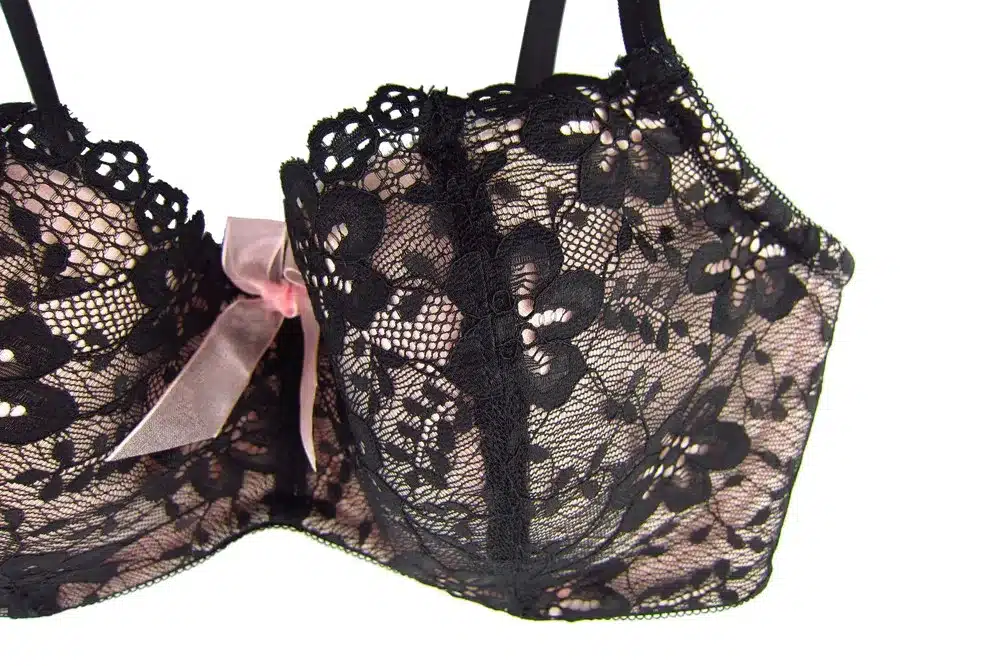MiaoErSiDai Floral Lace Bras For Women Pink Bow Brassiere Plus Size Bralette B C D DD DDD E F Cup 30 32 34 36 38 NO.SR7613 19