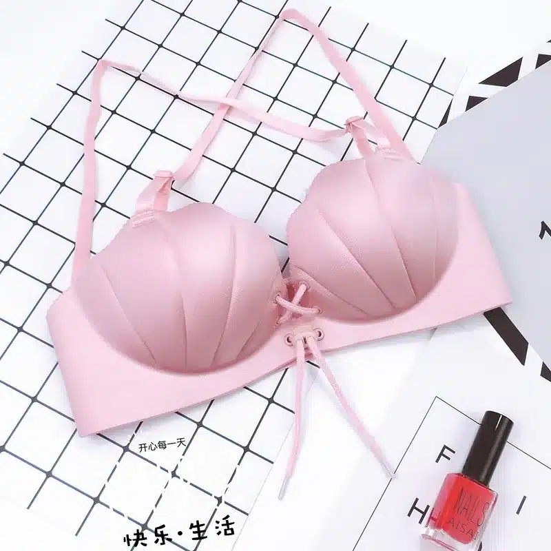 DeRuiLaDy LB Sexy Bra Wireless Thick Adjusted Straps Push Up Bra Women Seamless Underwear Women Palm Massage Shell Bra Lingerie 20