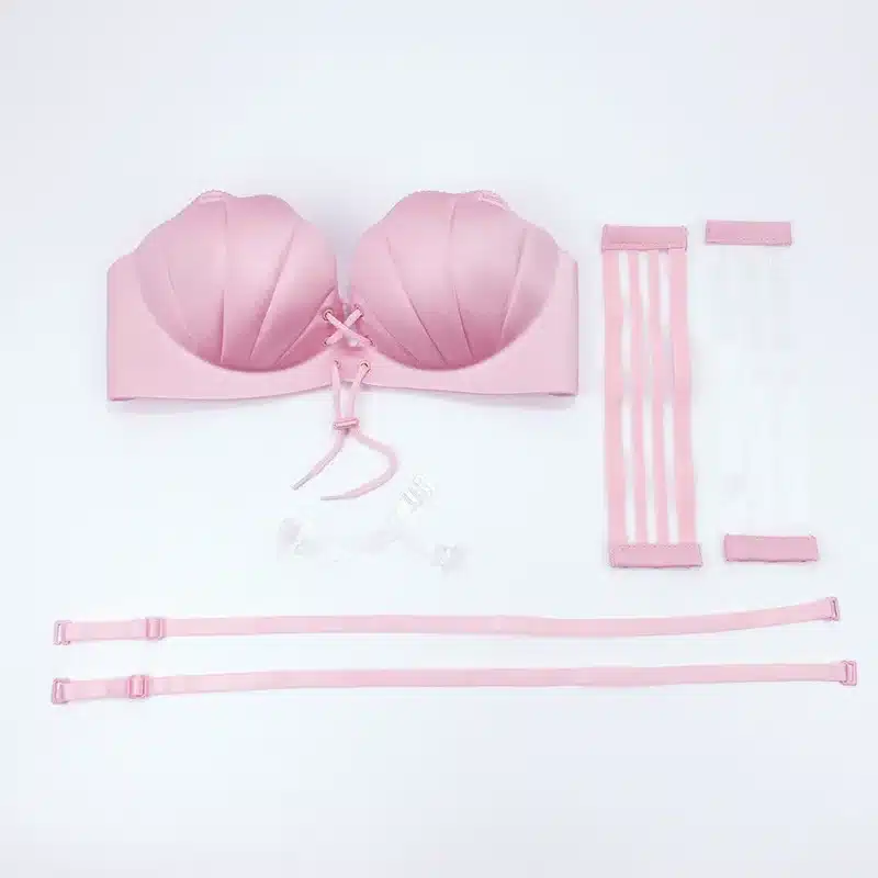 DeRuiLaDy LB Sexy Bra Wireless Thick Adjusted Straps Push Up Bra Women Seamless Underwear Women Palm Massage Shell Bra Lingerie 33