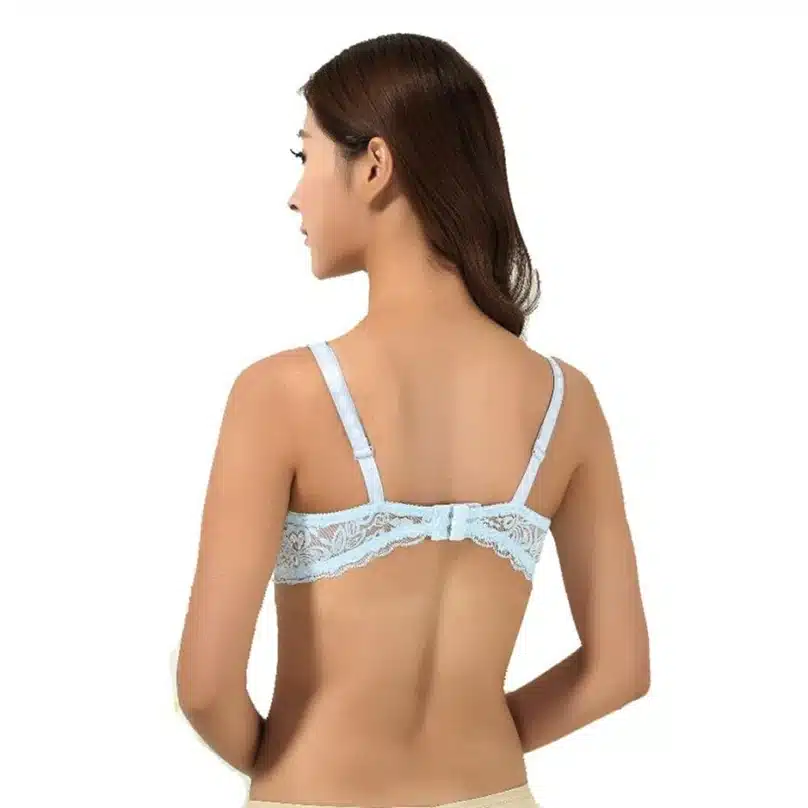 Plus Size Push Up Bra Sexy Lace Bra Cotton Intimate Brassiere Thin Cup Bra Full Cup Black Red Pink Bras 6 Color For Women KTR#62 25