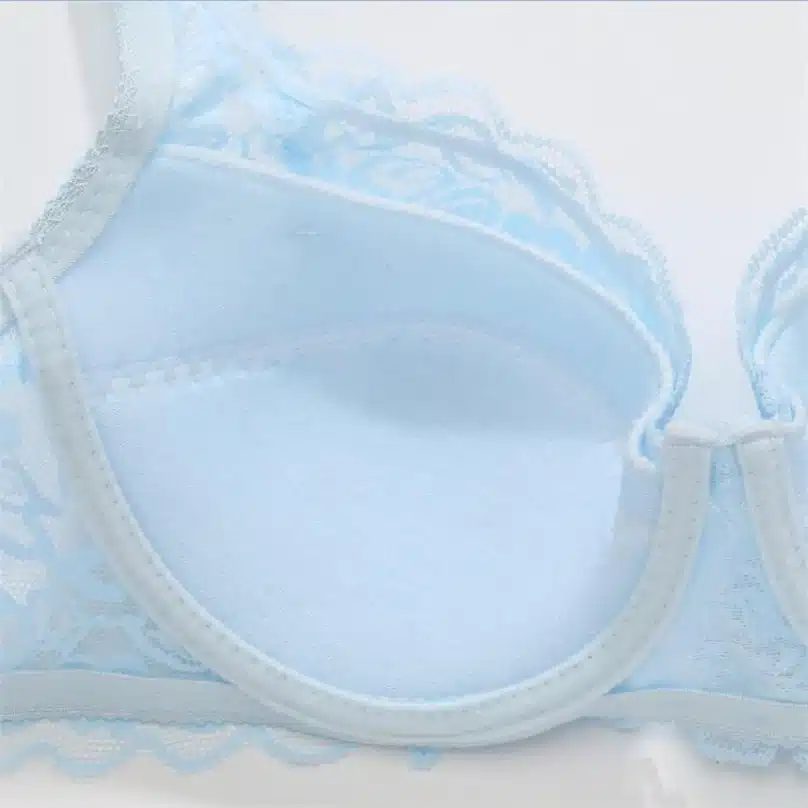 Plus Size Push Up Bra Sexy Lace Bra Cotton Intimate Brassiere Thin Cup Bra Full Cup Black Red Pink Bras 6 Color For Women KTR#62 32