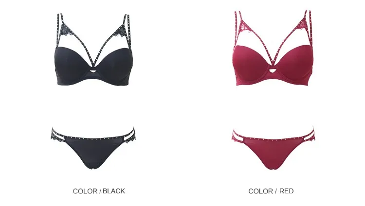 2016 Sexy Women Hot Seamless Bra Set 3/4 Cup adjustable Push up Vs Bra Lingerie Underwear Sets For Women 70-85A B C D Cup 16