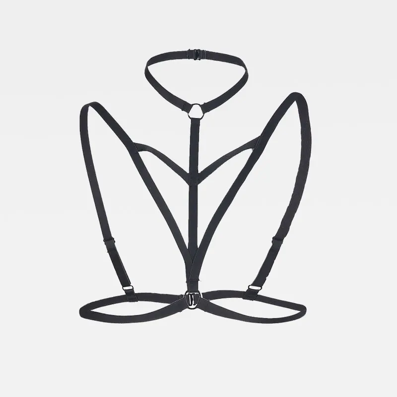 Missomo 2018 New Fashion Bra Women Black Sexy Lace Bralette Cross Straps Choker Soft Sheer Halter Bras Intiamte Underwear 7