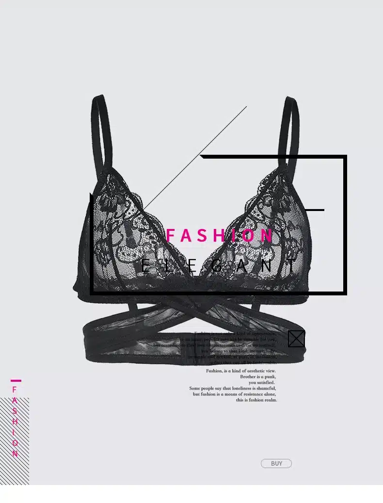 Missomo Women Bra Sexy Seamless Bralette 2018 New Fashion Female Soft Cross Lace Jacquard Push Up Underwear Lingerie 11