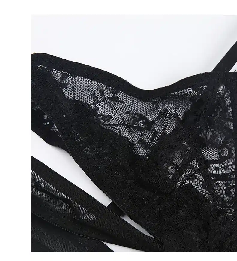 Missomo Women Bra Sexy Seamless Bralette 2018 New Fashion Female Soft Cross Lace Jacquard Push Up Underwear Lingerie 20