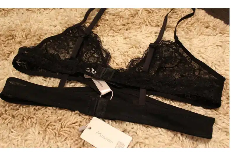 Missomo Women Bra Sexy Seamless Bralette 2018 New Fashion Female Soft Cross Lace Jacquard Push Up Underwear Lingerie 24