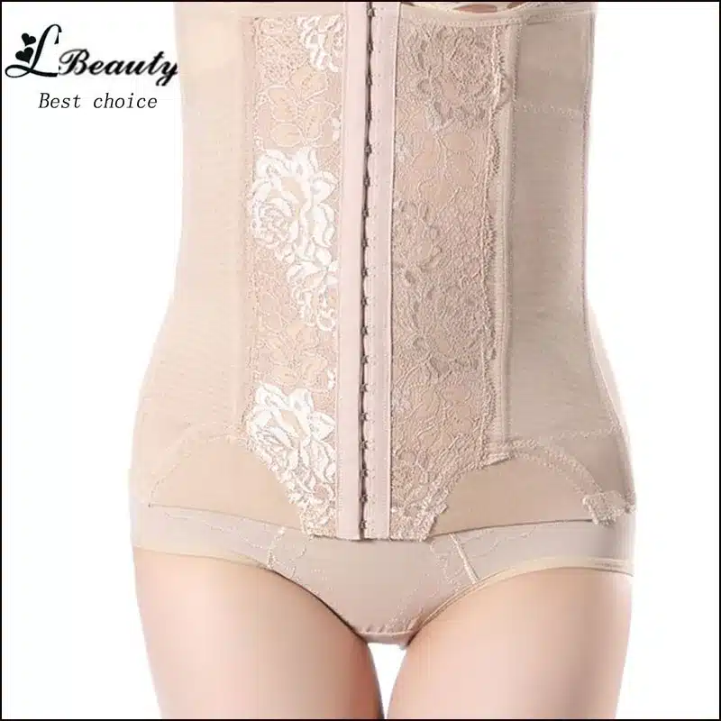 Summer Body Shaper Women Shapewear Steel Boned Tummy Girdle Waist trainer Cincher Corset Postpartum Slimming Corselet-89A0 13
