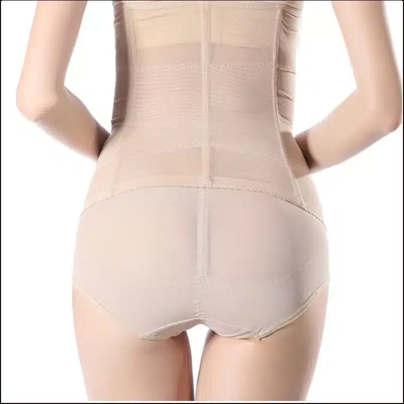 Summer Body Shaper Women Shapewear Steel Boned Tummy Girdle Waist trainer Cincher Corset Postpartum Slimming Corselet-89A0 16