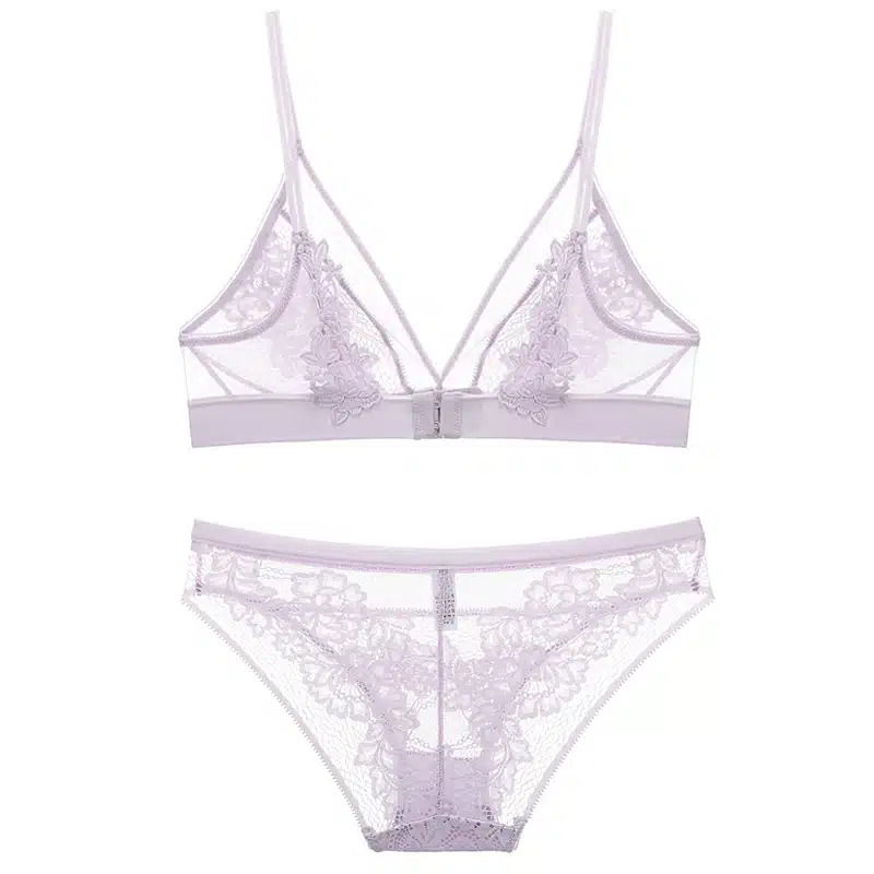 CINOON 2017 New Fashion Women Lace Bra Set High Quality Underwear Sexy Woman Lingerie Push Up Bra Sets Unlined Bra & Brief Set 34