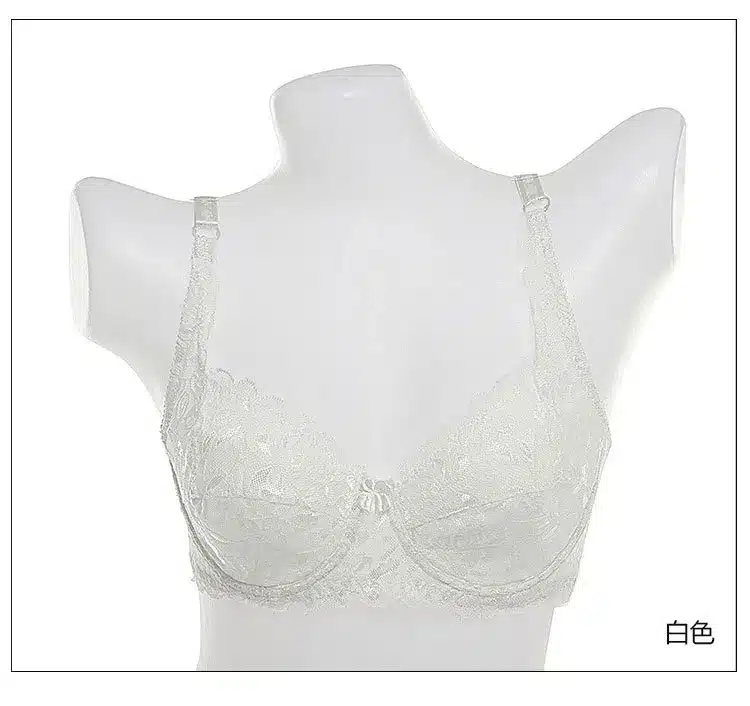 Mozhini Fashion push up bra Sexy Lady Sexy Underwear Full Coverage Minimizer Non Padded Lace Sheer Bra big 32-40 BC Cup sexy bra 10
