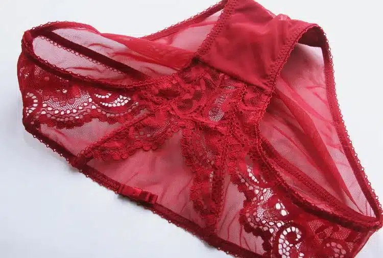 CINOON Fashion sexy bra set underwear intimates embroidery lace temptation black red and white bride small bra underwear set 22