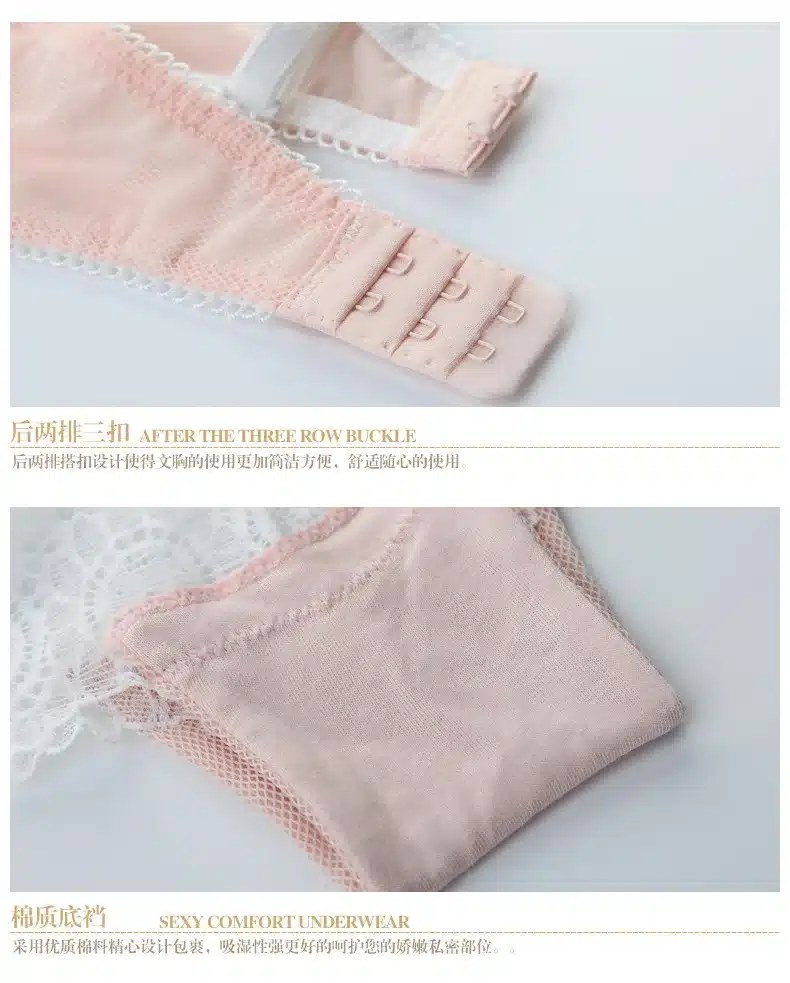 Hot Sale Europe Women Underwear 1/2 Cup Sexy Lace Bra Panty Set Sexy Linen Floral Lingerie Sets Lace Push Up Bra Set JYF Brand 22