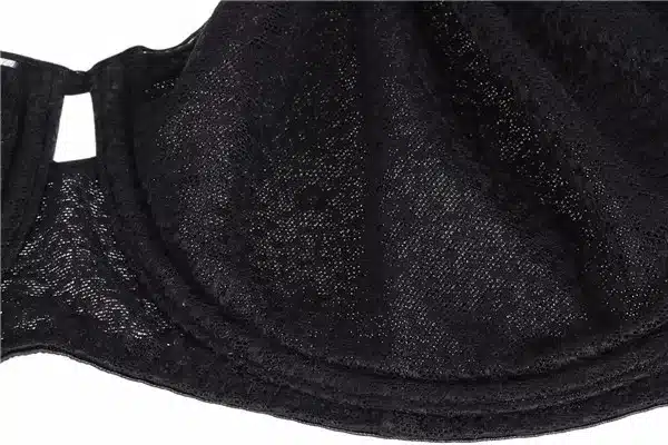 Ekouaer Brand Lace Bra Women's Unlined Brassiere Simple Crop Top Sexy Intimate Underwear Bra Black White 36 38 40 42 B/C/D/DD 14