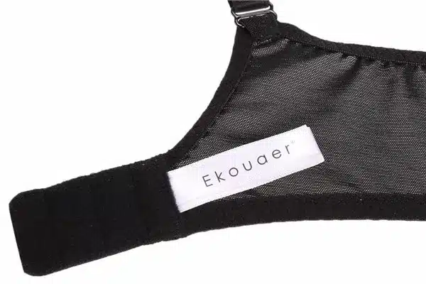 Ekouaer Brand Lace Bra Women's Unlined Brassiere Simple Crop Top Sexy Intimate Underwear Bra Black White 36 38 40 42 B/C/D/DD 17