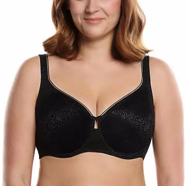 Ekouaer Brand Lace Bra Women's Unlined Brassiere Simple Crop Top Sexy Intimate Underwear Bra Black White 36 38 40 42 B/C/D/DD 24