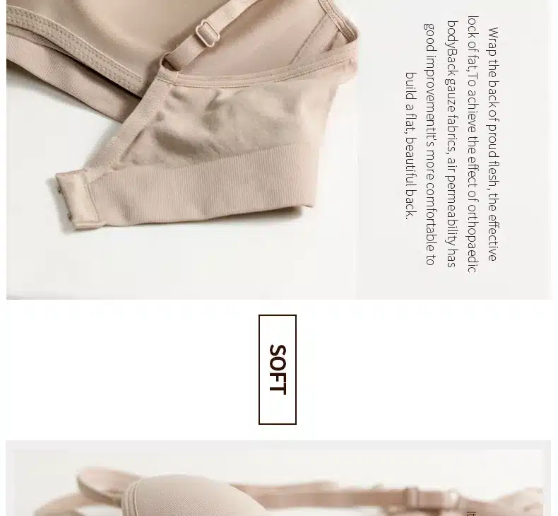 PAERLAN Japanese Solid vest small cup type woman Push Up no rims two rows of Seamless underwear Back Closure Wire Free 14