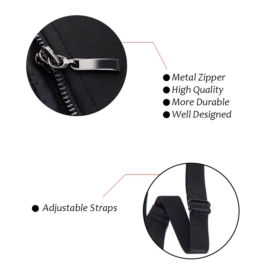 Body Shapes Black 6 Steel Boned Neoprene Sauna Sweat Vest Waist Trainer Slimming Trimmer Corset Workout Thermo Push Up Shapewear 6