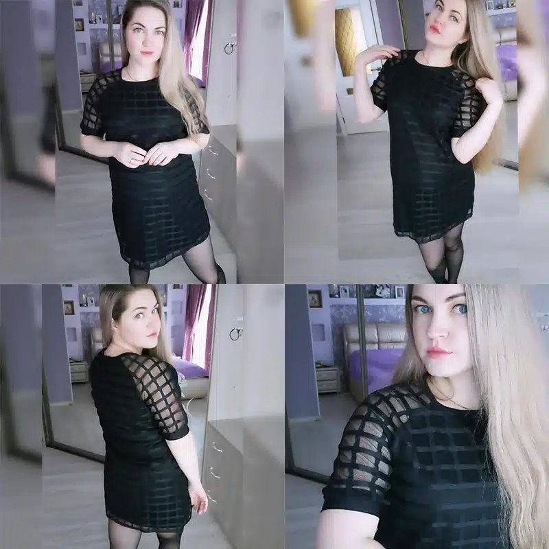 Kissmilk Women Plus Size Checkered Pattern O Neck Sheer Mesh Shirt Dress Shift Dress OL Vintage Party Big Size Dress 5XL 6XL 11