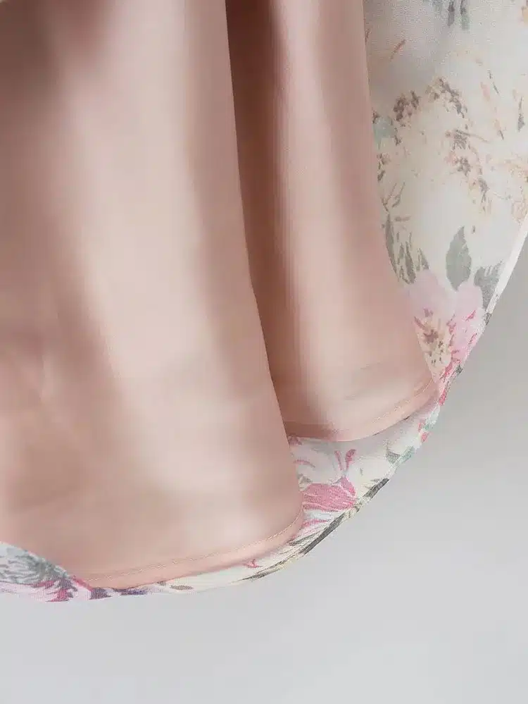 Autumn Dress Chiffon Sweet Women O Neck Long Sleeve Floral Dress Elastic Waist Casual Midi Dress Brand Vestidos Mujer XDWM375 15