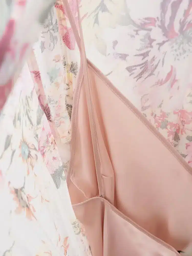 Autumn Dress Chiffon Sweet Women O Neck Long Sleeve Floral Dress Elastic Waist Casual Midi Dress Brand Vestidos Mujer XDWM375 16