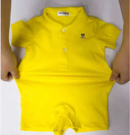 Beebi suvine puuvillane body nööpide ja kraega, unisex, sobib vanuses 3-24 kuud.