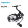 SHIMANO SIENNA 1000FE/2500FE/4000FE hõbedane spinningrull, alumiiniumist pool, M-Compact kerega, sobilik magevee kalapüügiks.