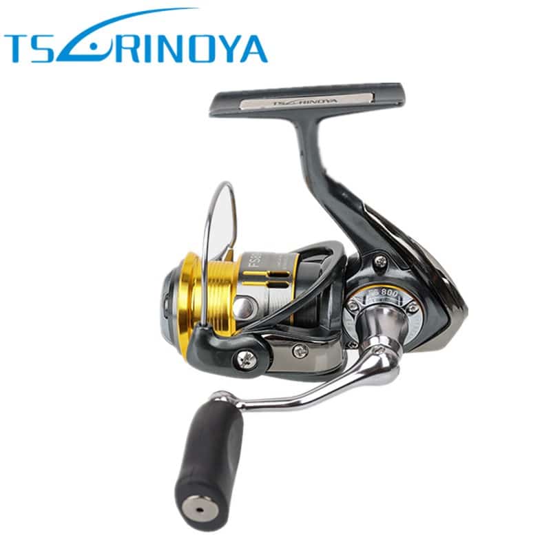 Tsurinoya metallist spinningurull FS 800/1000, 9+1 kuullaagrit, 5.2:1 ülekandearv, 4 kg maksimaalne pidurdusjõud, soolase vee jaoks.