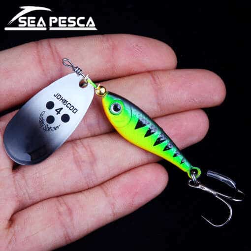 SEAPESCA metallist landid erinevates kaaludes 11g, 15g ja 20g kalapüügiks, varustatud kvaliteetsete kolmikkonksudega ja 3D silmadega, sobivad pale chub, tilapia, snakehead ja säga püügiks.