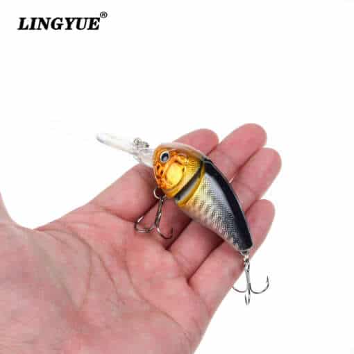 LINGYUE uus realistlik liikuvate kaeltega lant 8,5cm/14,8g kuues värvitoonis kalapüügiks.