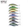 AOCLU wobblers Jerkbait 8 värvi, 5cm, 4.0g, kõva landiga väike minnow, crank kalapüügiks, bass, magevee ja soolase vee jaoks, uppuv land 6